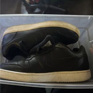 Size 8.5 Nike Ebernon Low Black Women’s Sneakers